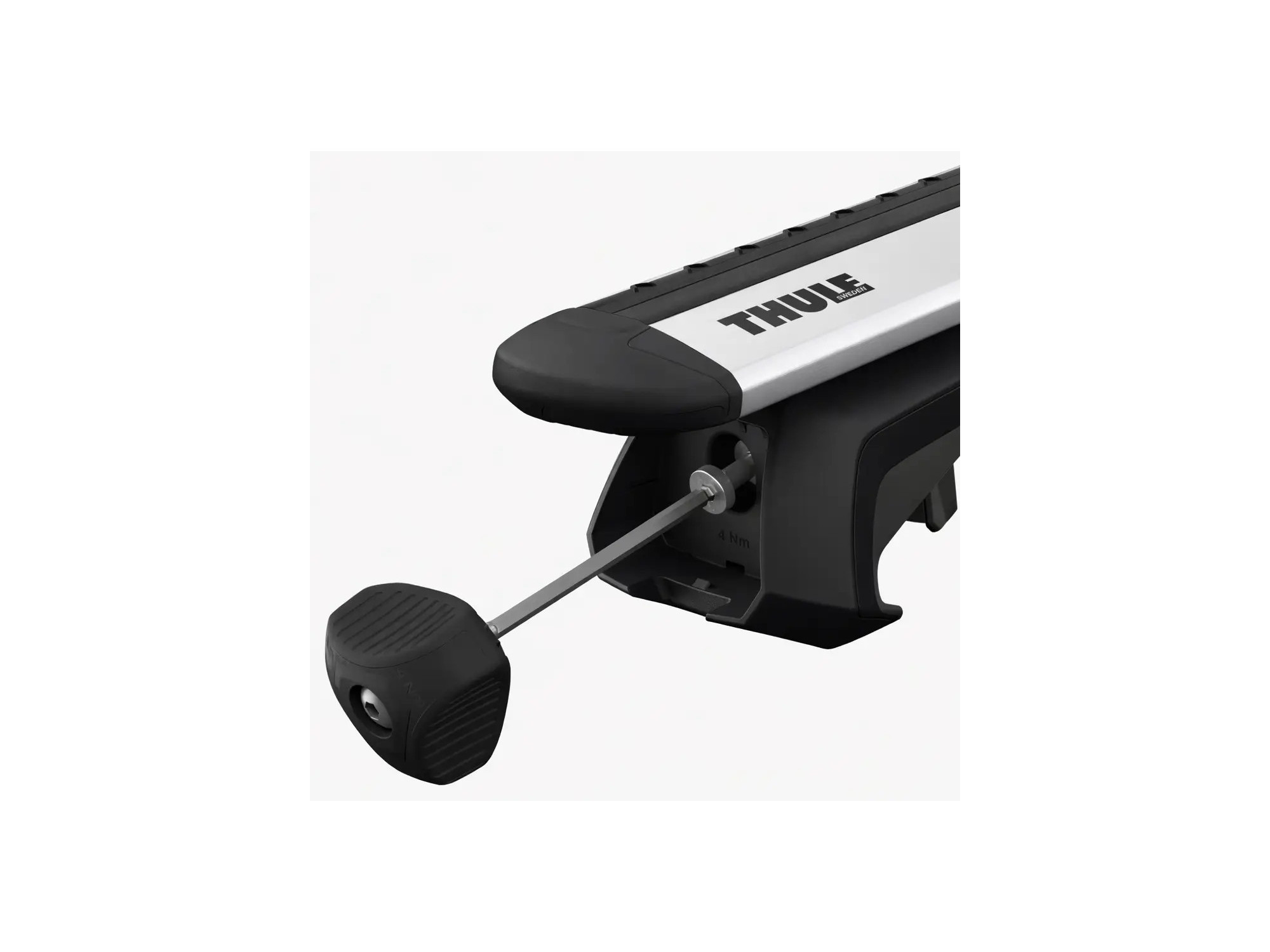 Thule WingBar Evo Raised Rails Silver Roof Bars | SNAILER®