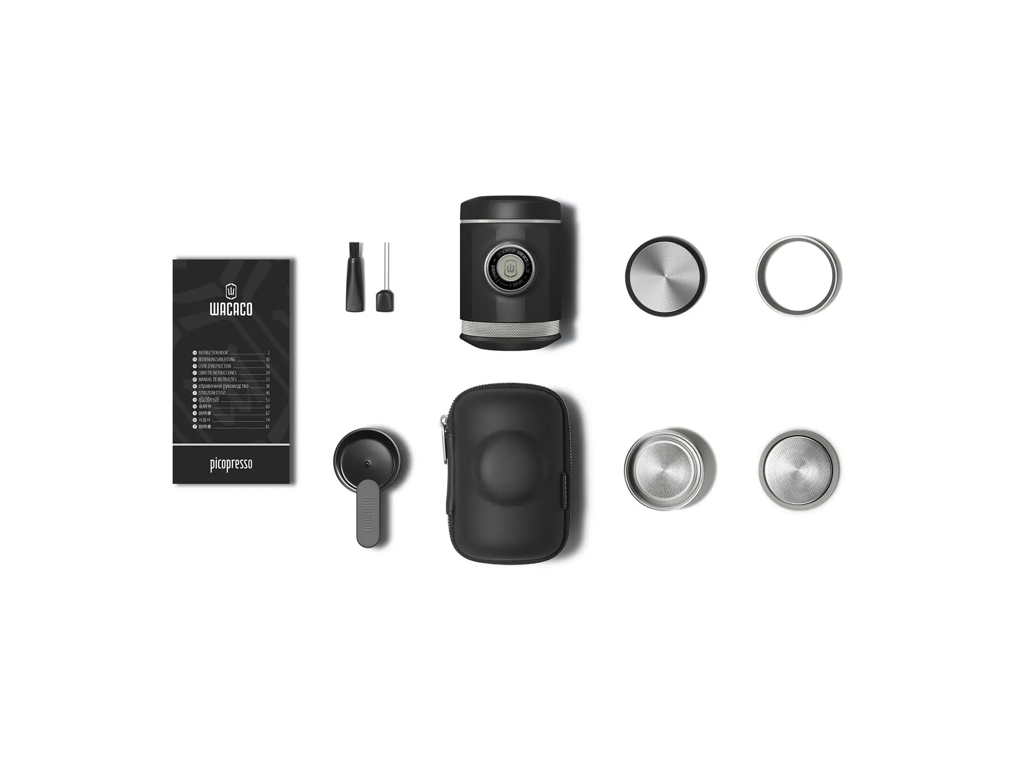 Wacaco Picopresso + Hard Case | Manual Espresso Maker | SNAILER®