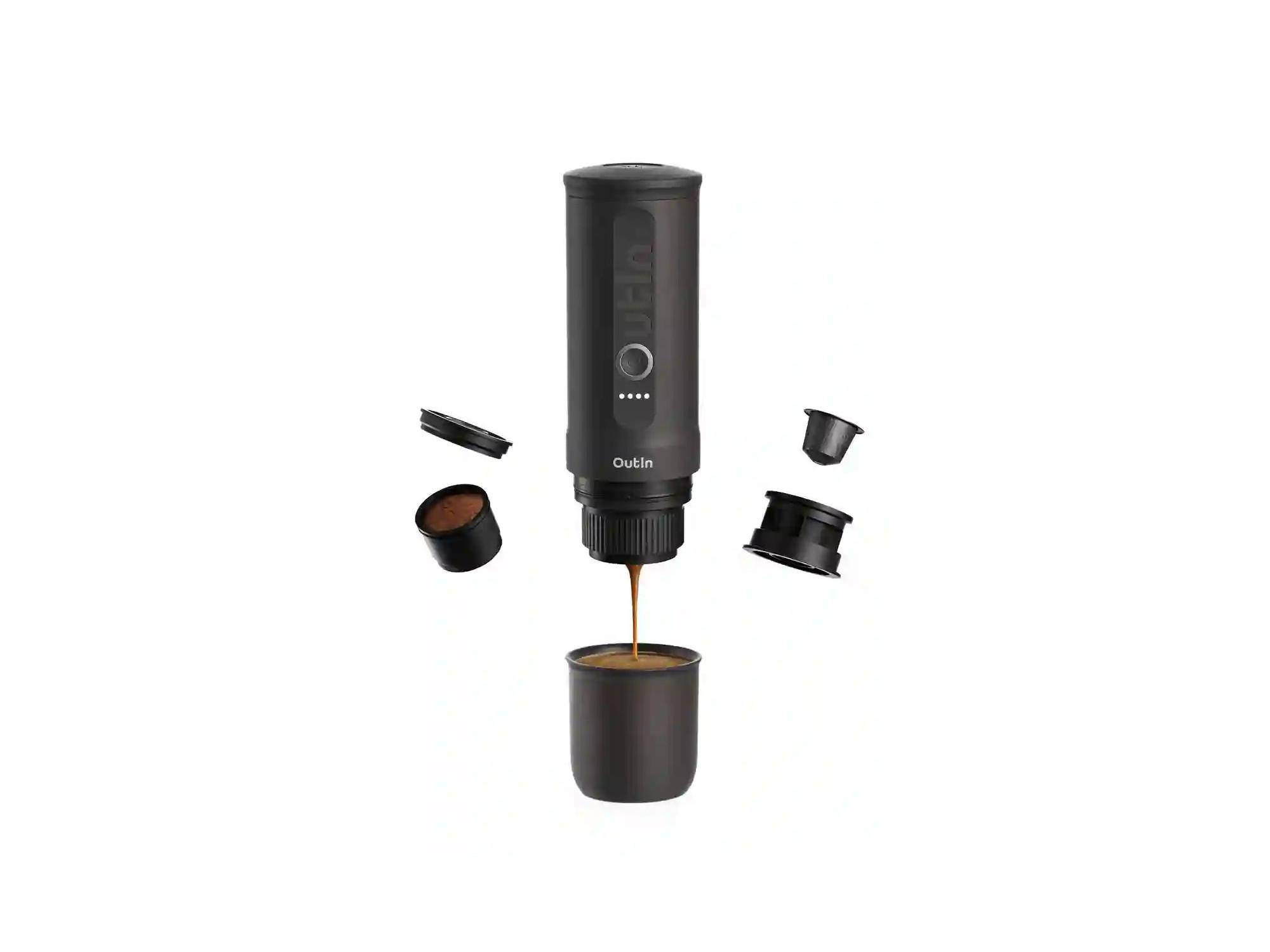 OutIn Nano - Battery-Powered Travel Espresso Maker | SNAILER®