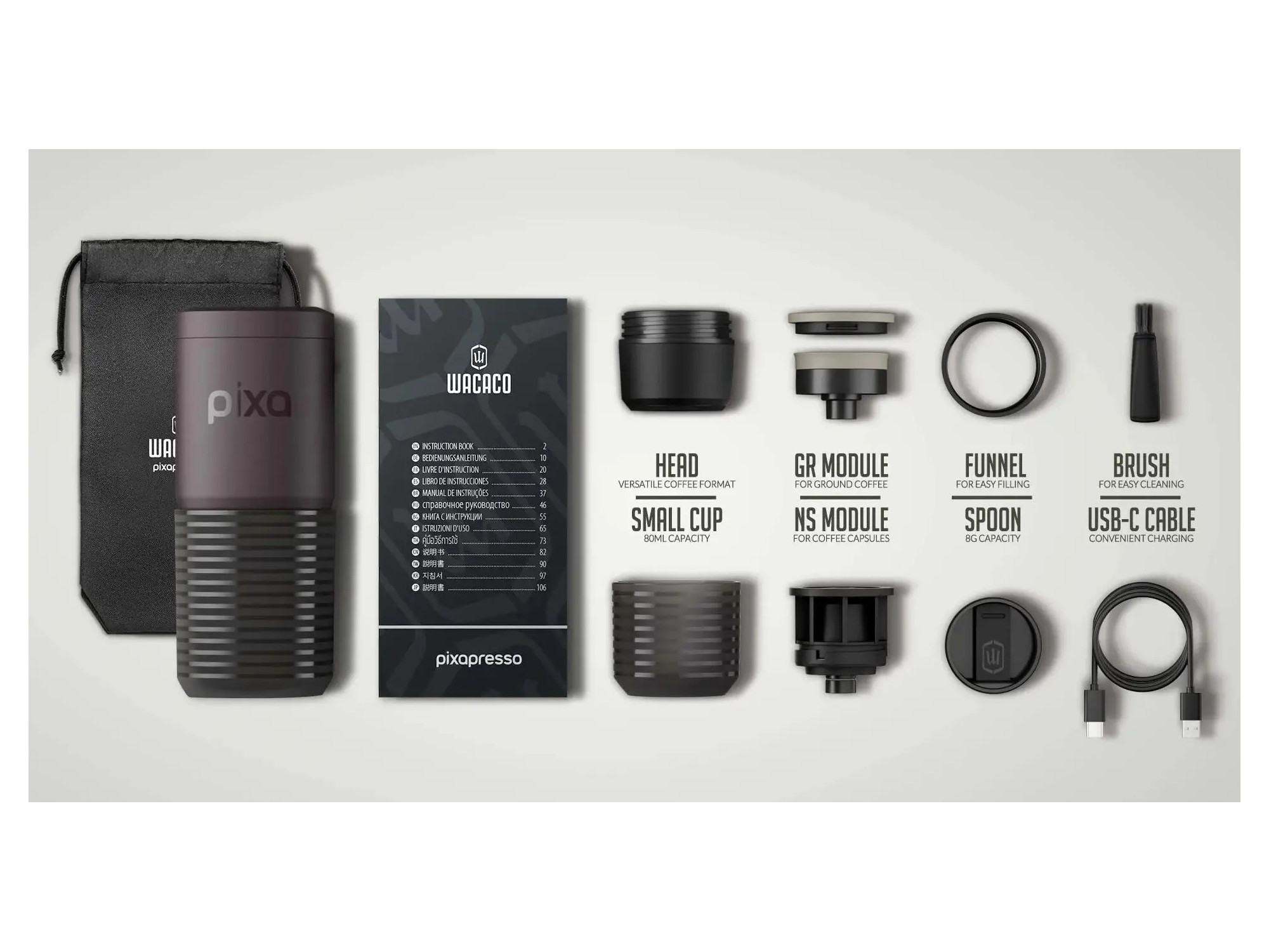 Wacaco Pixapresso – Battery-Powered Espresso Maker | SNAILER®