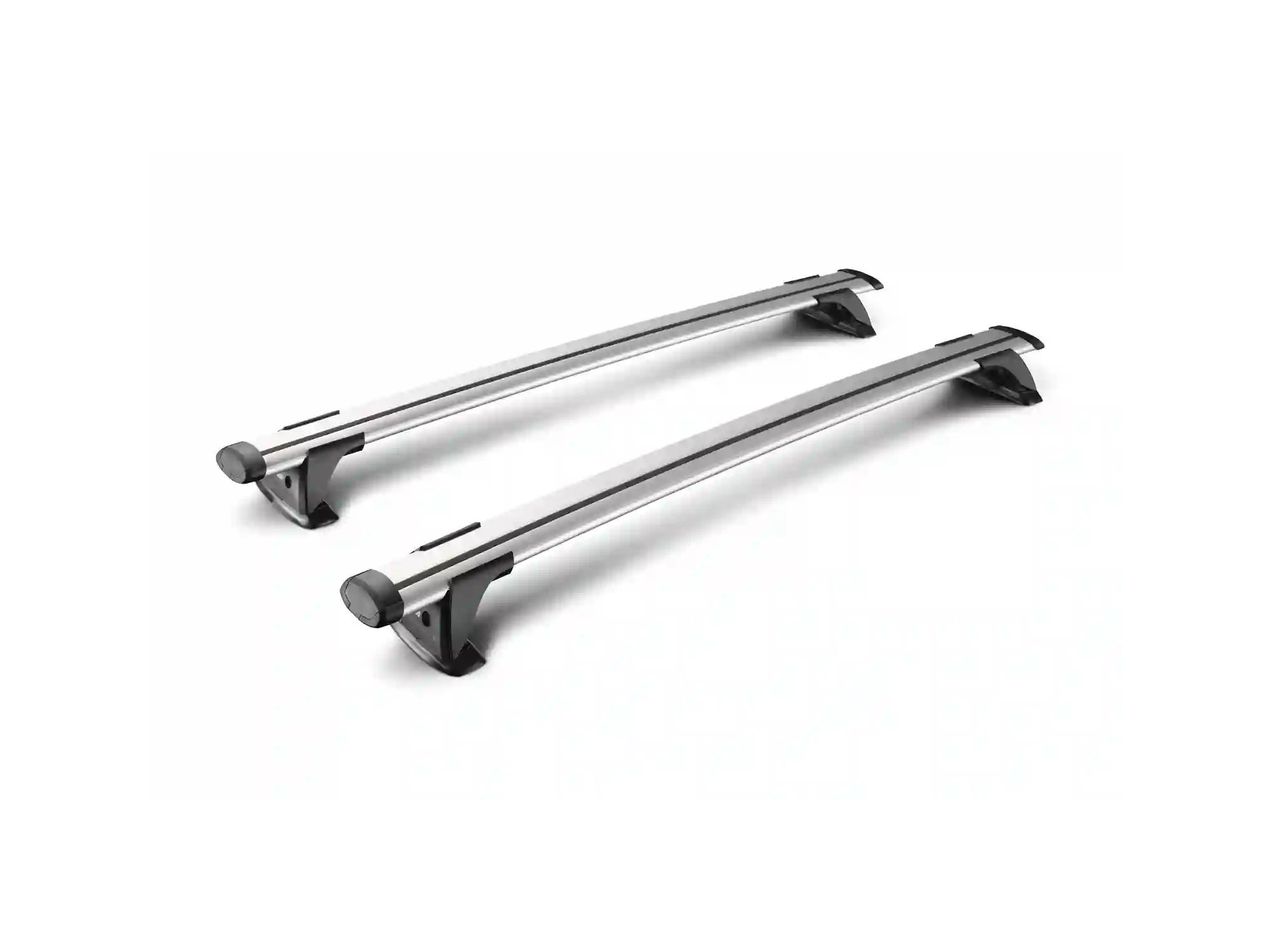 Silver Yakima Roof Crossbars for Roof Rails | SNAILER®