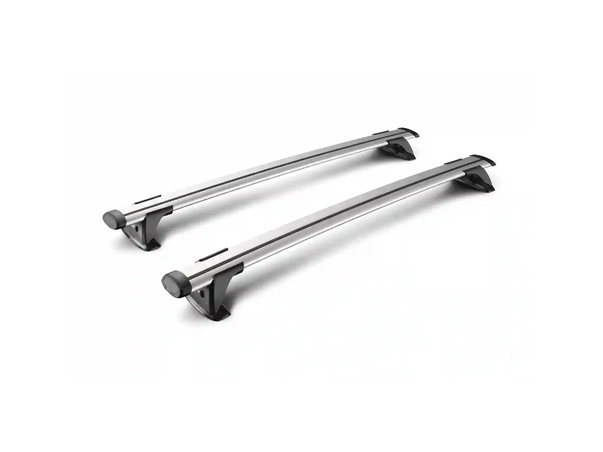 Silver Yakima Roof Crossbars for Roof Rails | SNAILER®