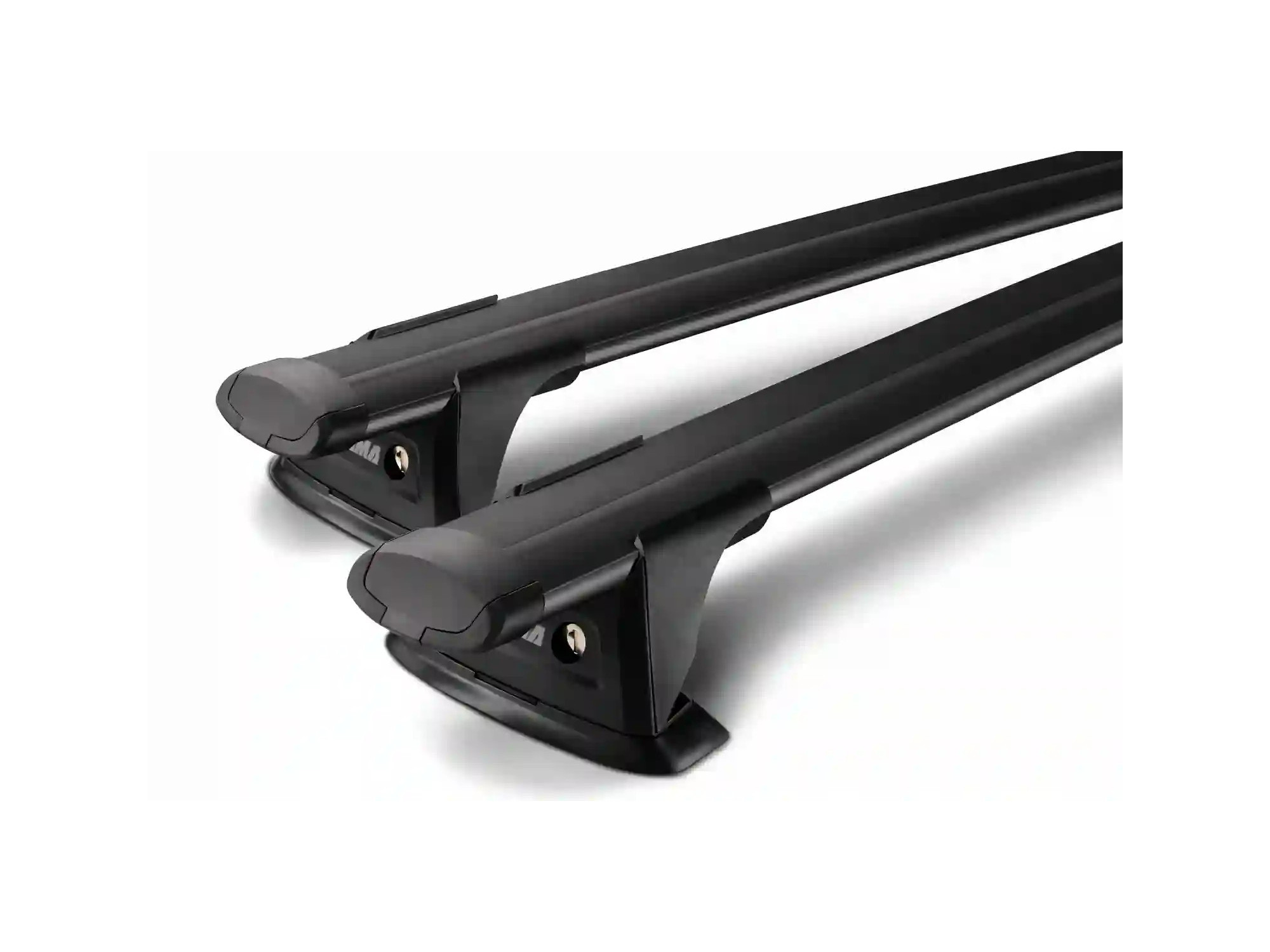 Silver Yakima Roof Crossbars for Roof Rails | SNAILER®