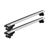 Thule WingBar Evo Raised Rails Silver Roof Bars | SNAILER®