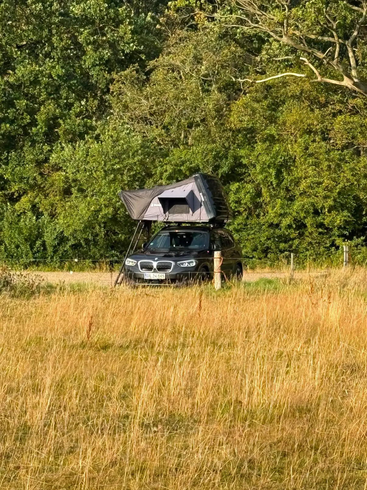 Snailer Abis stresny stan na aute BMW iX3 - fotografia z galerie zakaznikov z krajiny Dansko