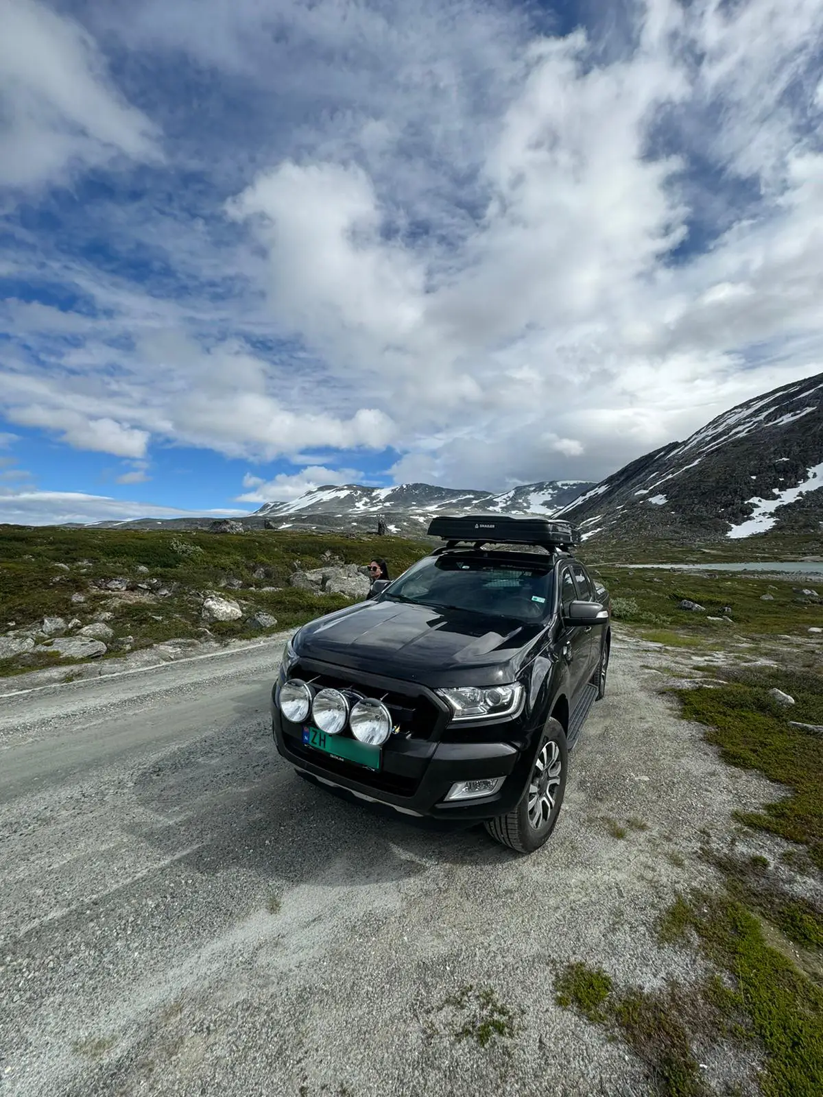 Snailer Abis stresni stan na voze Ford Ranger - fotografie z galerie zakazniku z Norska