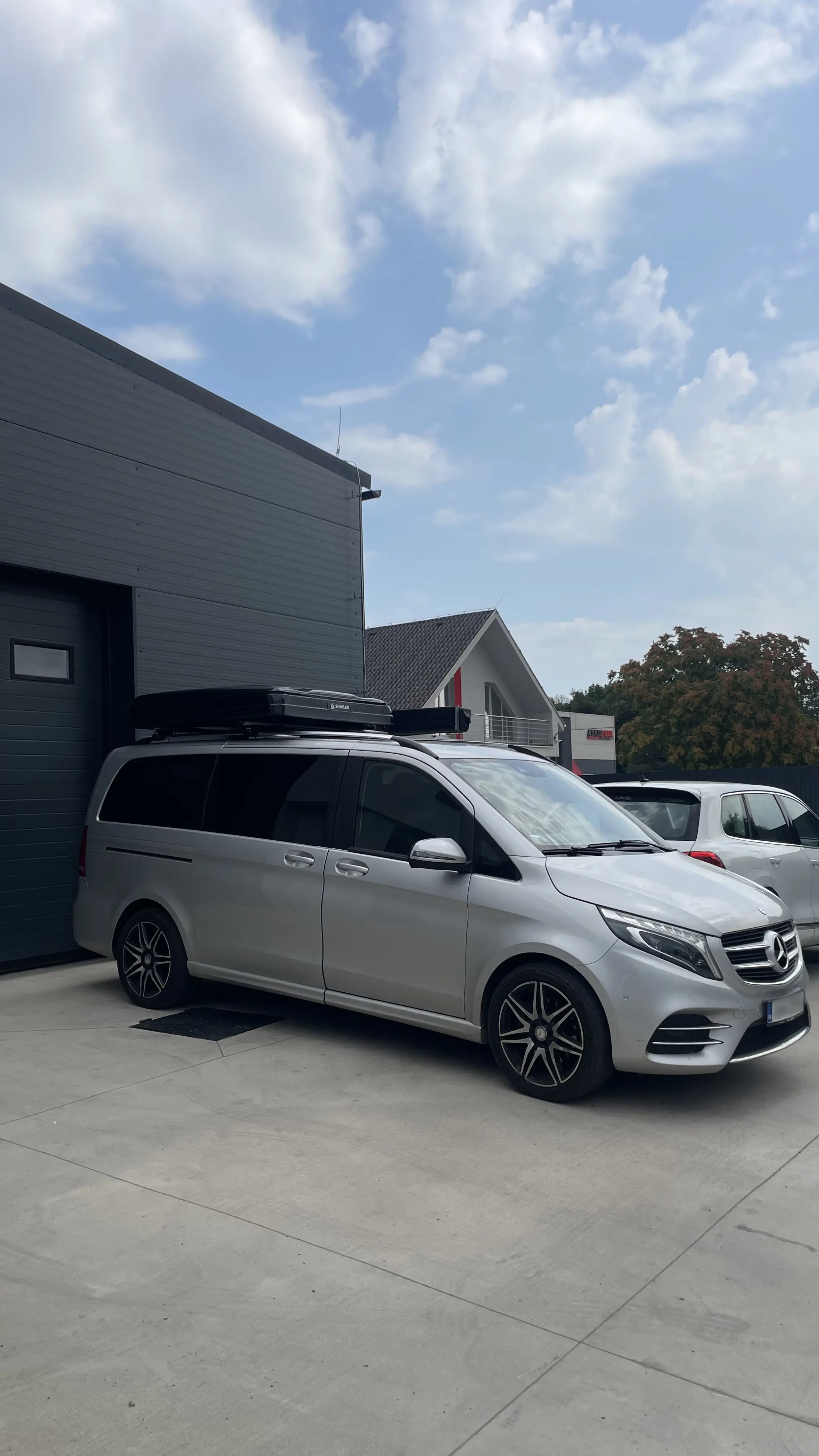 Snailer Abis tetosator Mercedes Benz V Class jarmuvon - kep az ugyfelgaleriabol innen: Szlovakia