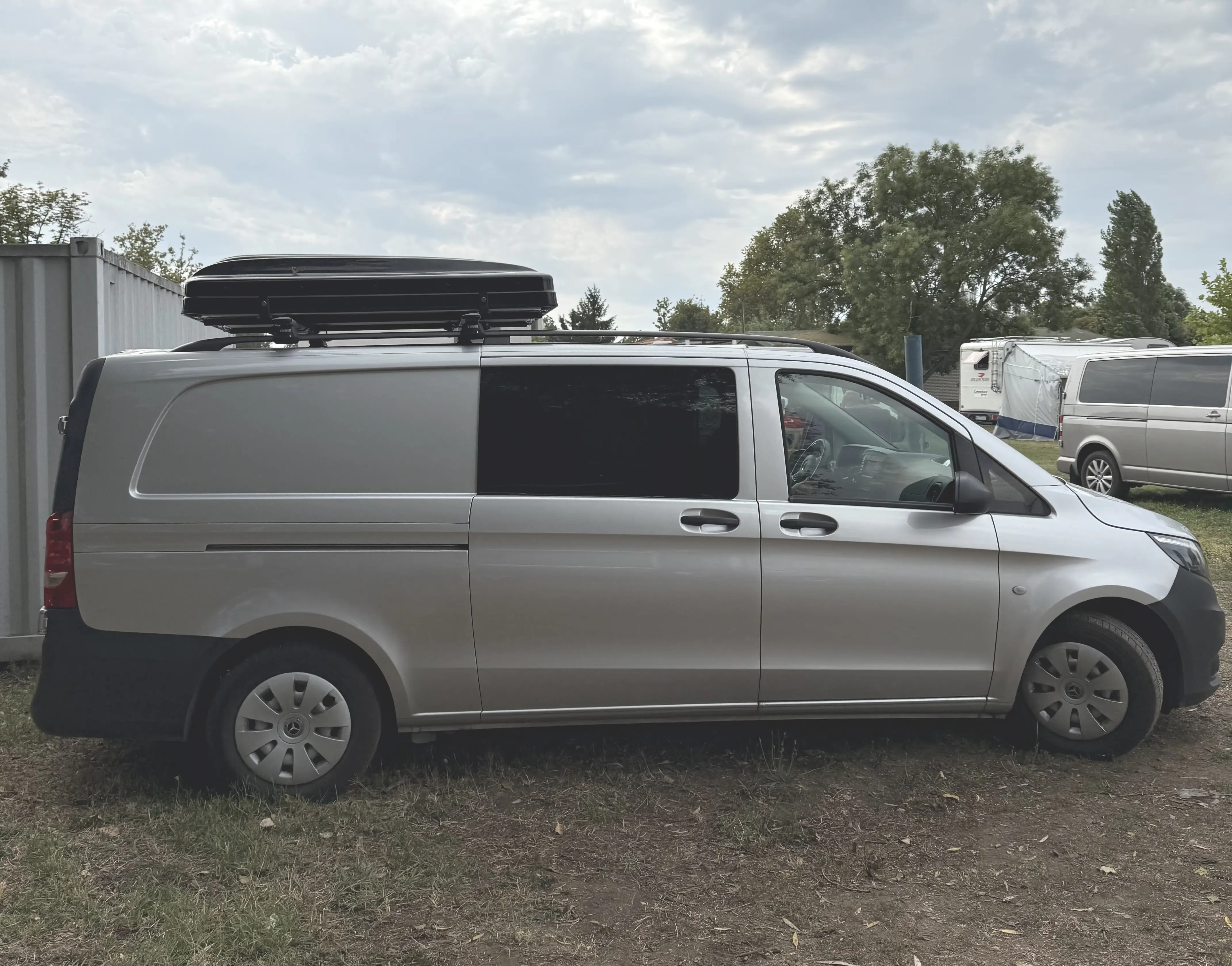 Snailer Abis rooftop tent on Mercedes Benz Vito - customer gallery image from Slovakia