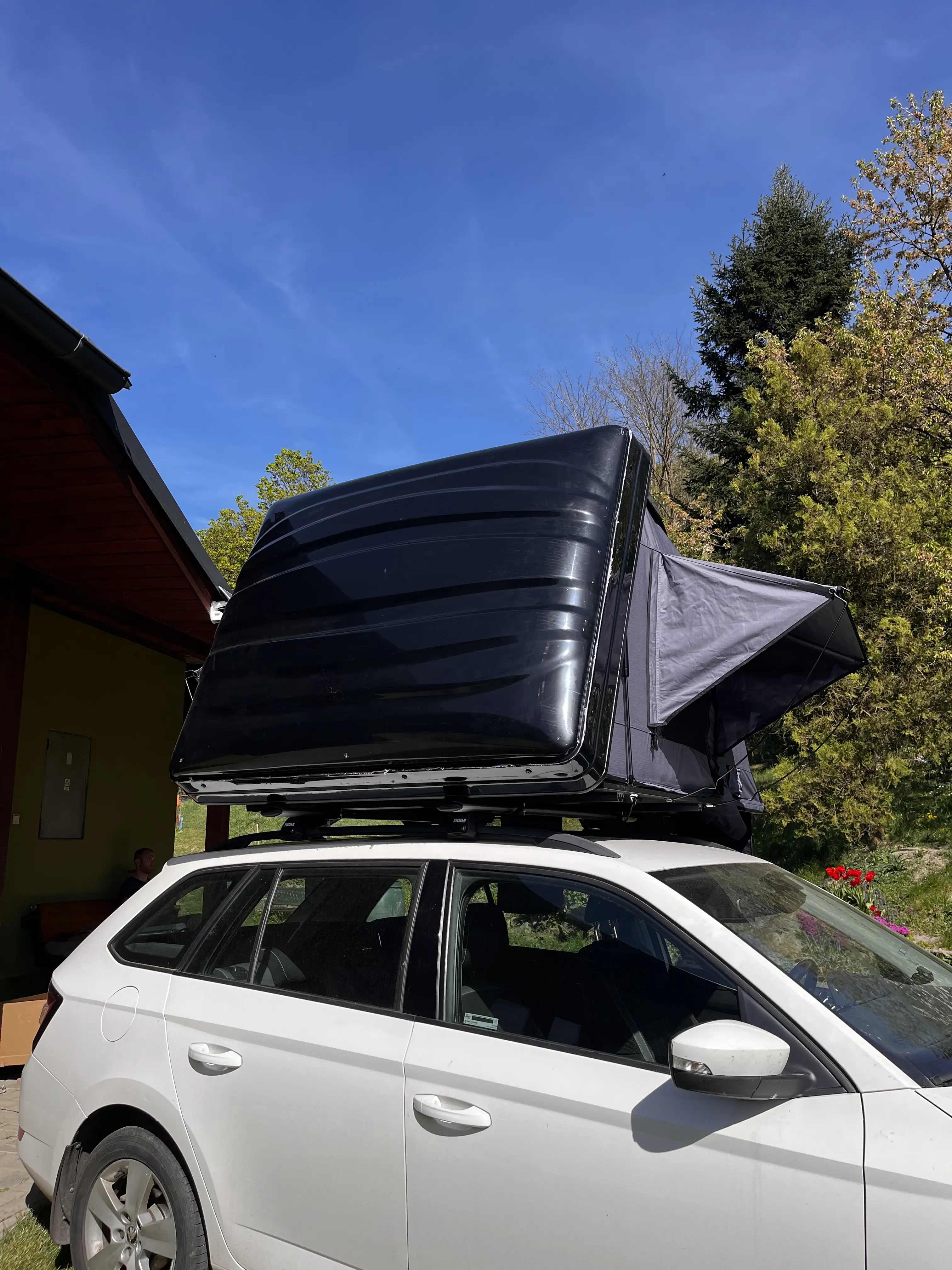 Snailer Abis Dachzelt auf Skoda Fabia - Bild aus der Kundengalerie aus der Slowakei