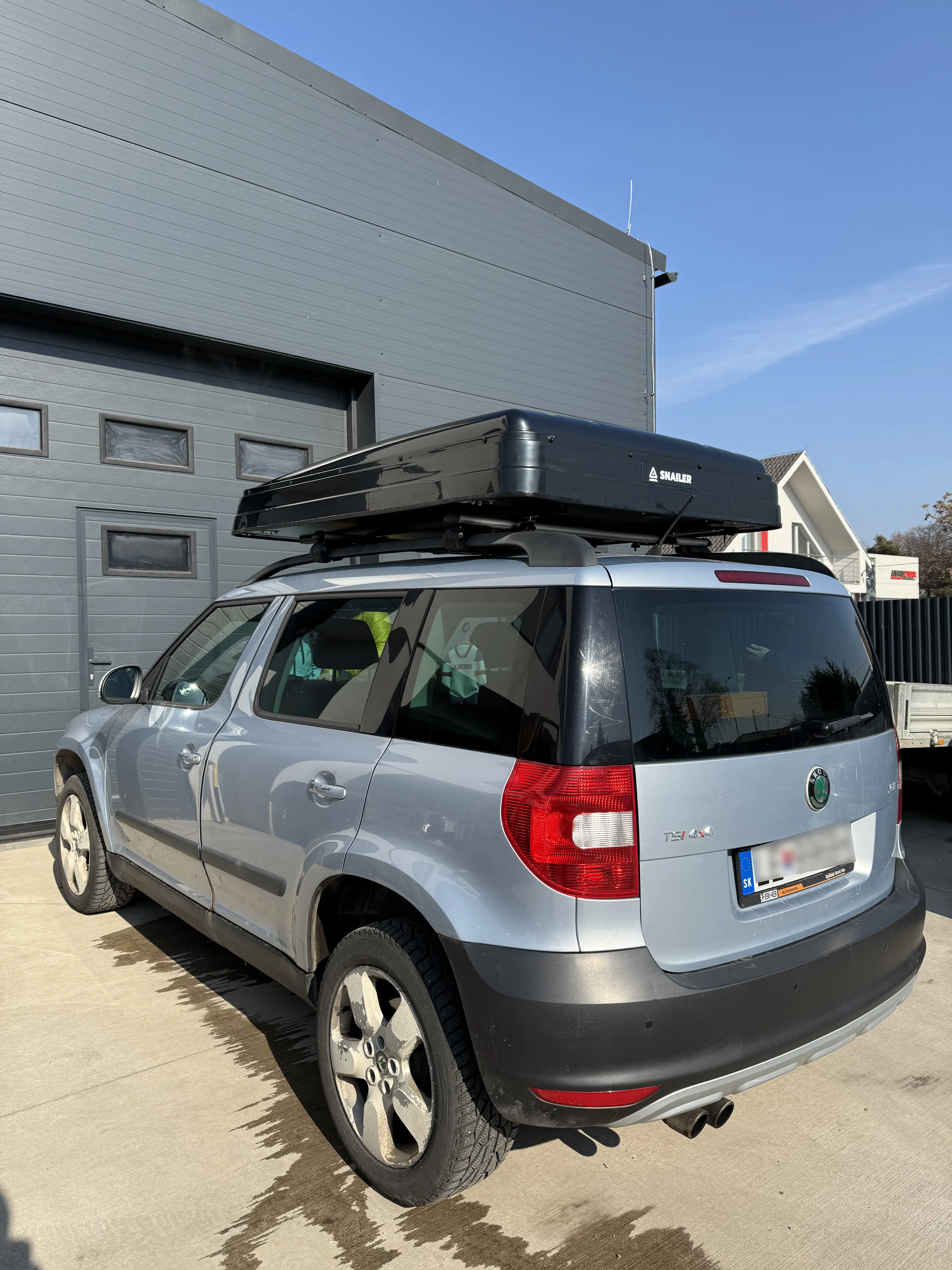 Snailer Abis Dachzelt auf Skoda Yeti - Kundenfoto aus der Slowakei
