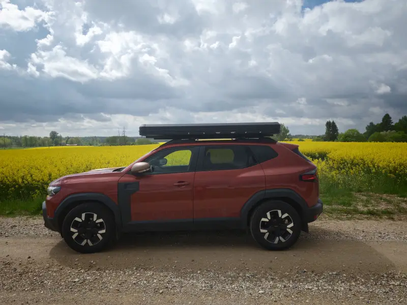 Snailer Alduo stresni sotor na vozilu Dacia Duster - fotografija stranke iz Estonija