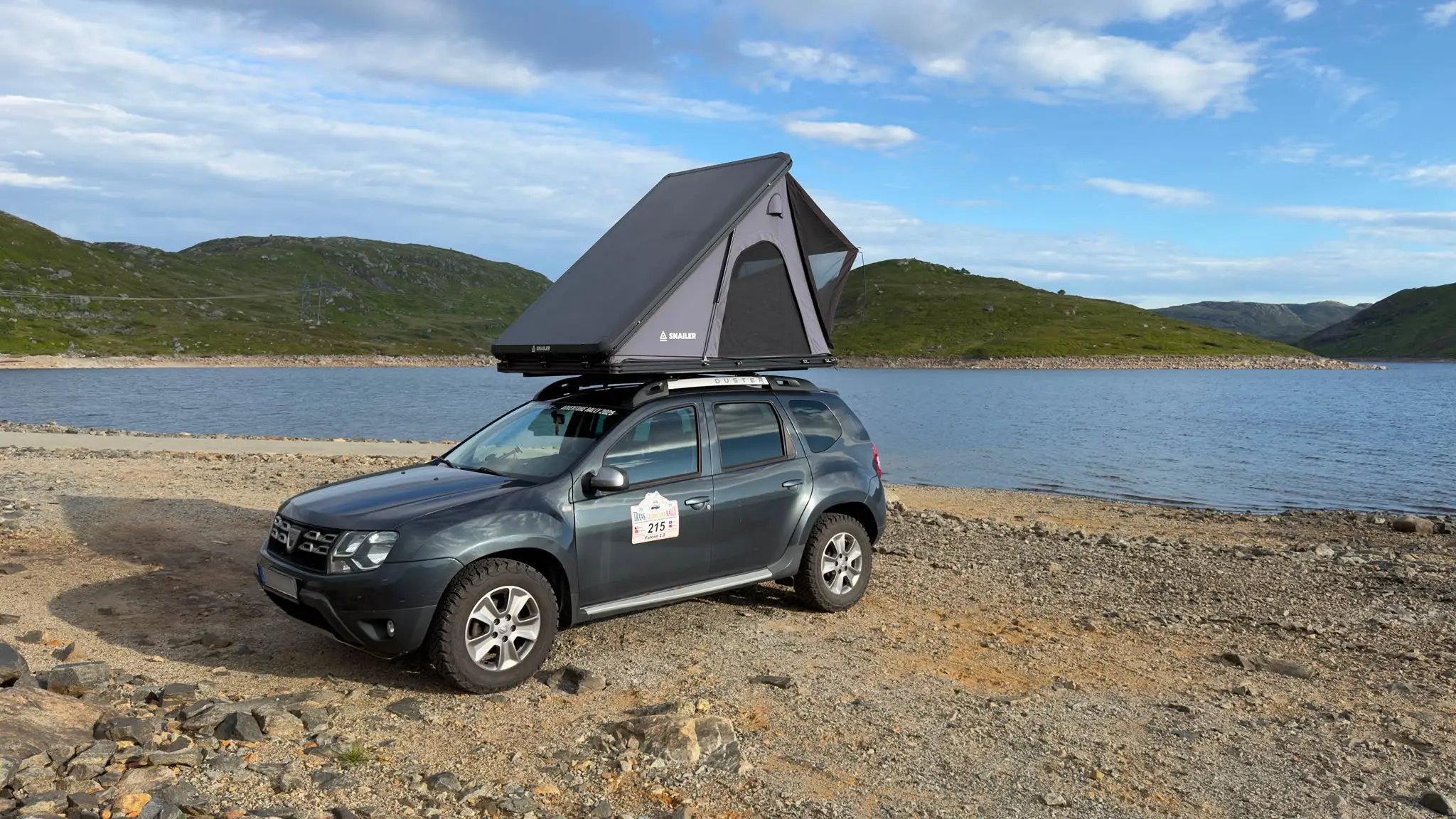 Snailer Alduo stresni sotor na vozilu Dacia Duster - fotografija stranke iz Slovaske