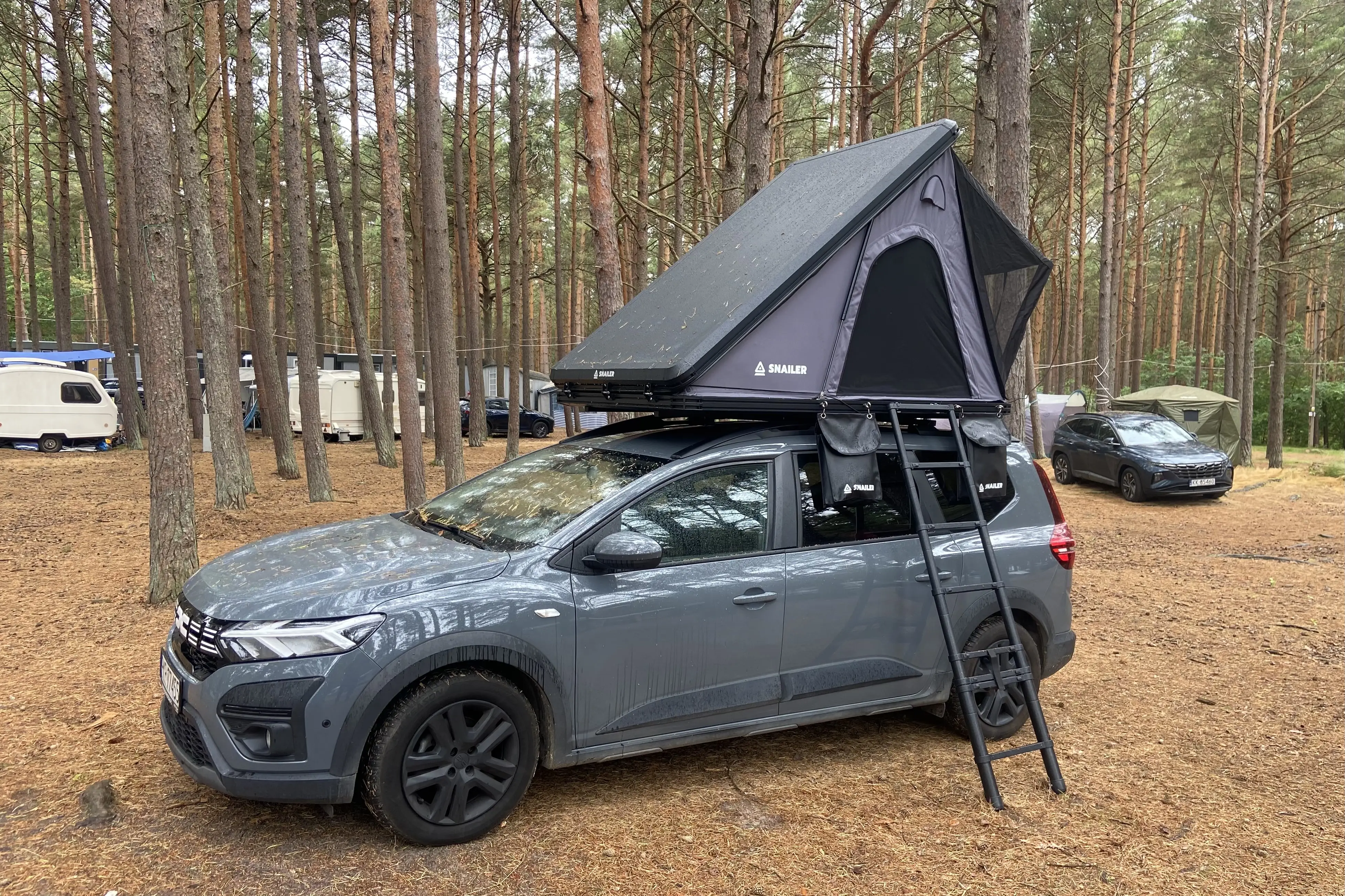 Snailer Alduo stresni sotor na vozilu Dacia Jogger - fotografija iz galerije strank iz Poljske
