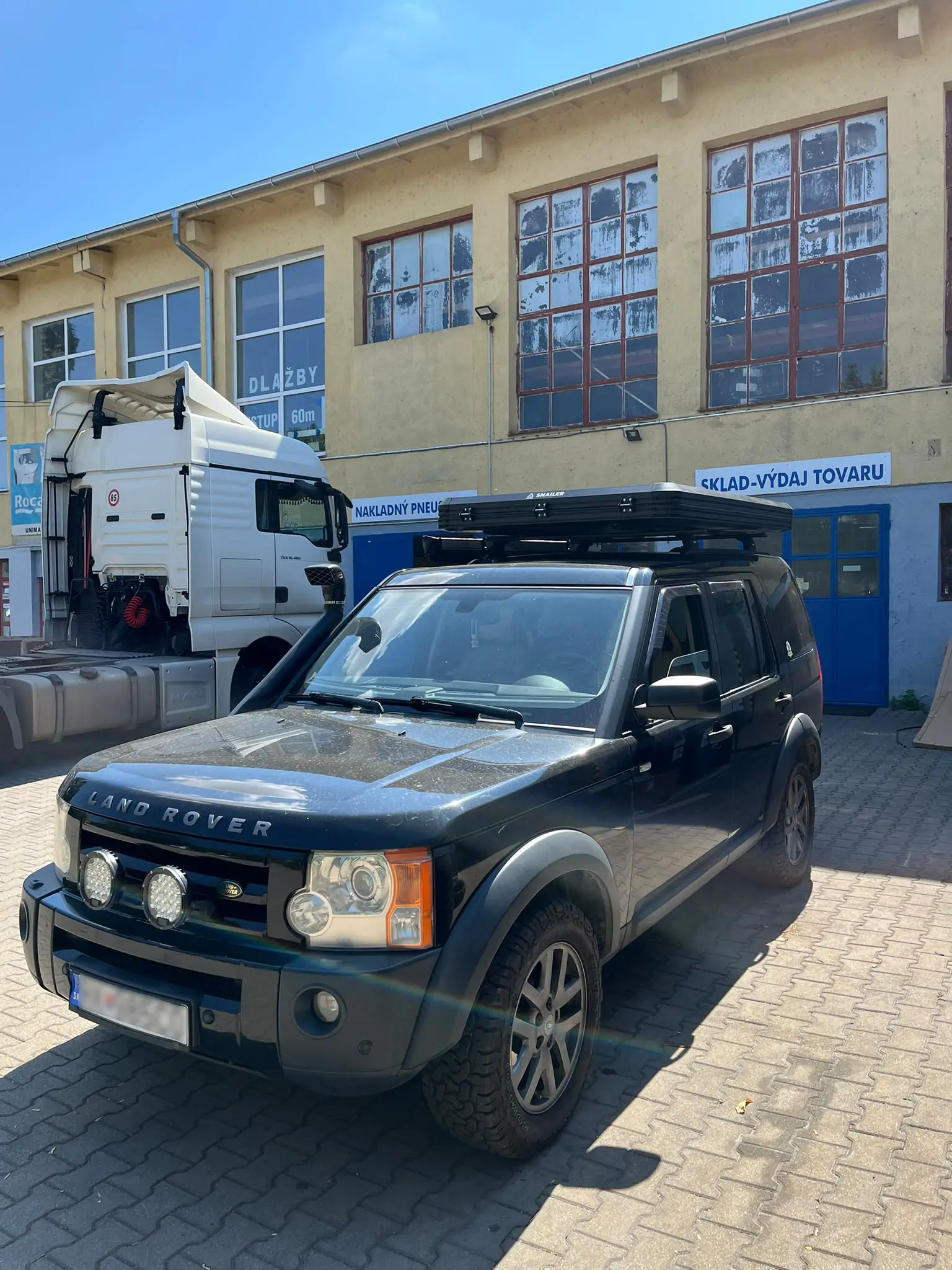 Snailer Alduo tetosator Land Rover Discovery jarmuvon - kep az ugyfelgaleriabol innen: Szlovakia
