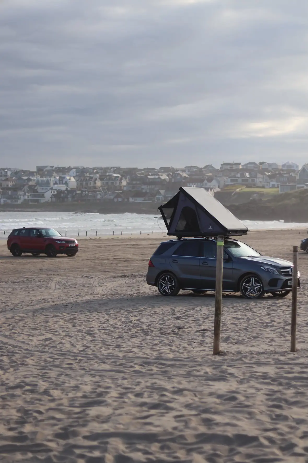 Snailer Alduo tienda de techo en Mercedes Benz GLE - foto de cliente de Irlanda