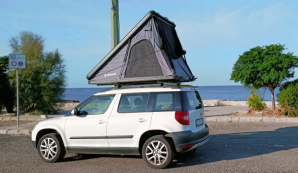 Rooftop tent Snailer Alduo on Skoda Yeti