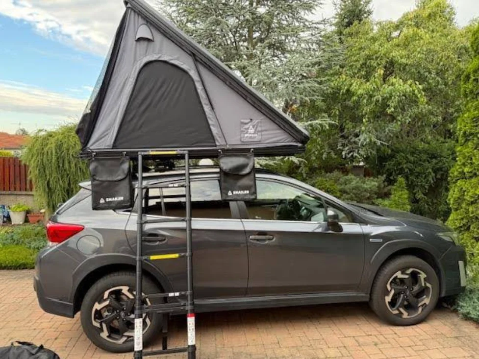 Rooftop tent Snailer Alduo on Subaru XV