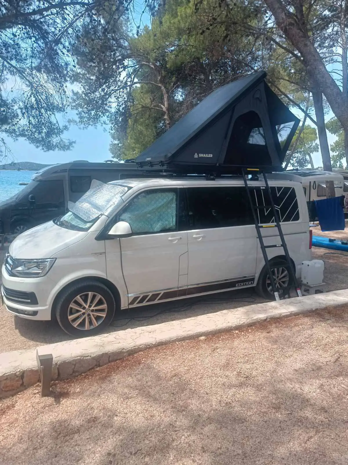 Snailer Alduo tetosator Volkswagen Multivan jarmuvon - kep az ugyfelgaleriabol innen: Szlovenia